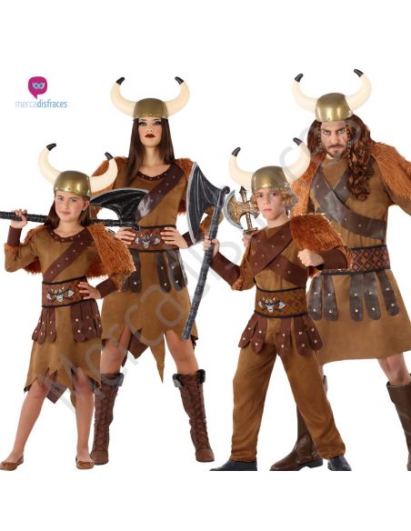 Disfraces para Grupos de Vikingos Marrones Tienda de disfraces online - Mercadisfraces