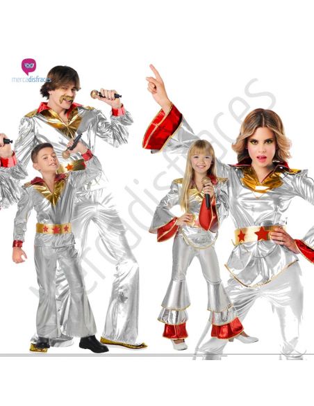 Disfraces para Grupos de Disco Plata Tienda de disfraces online - Mercadisfraces