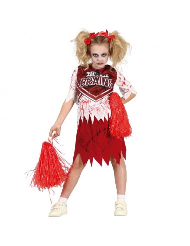 Disfraz Zombie Cheerleader Infantil Tienda de disfraces online - Mercadisfraces