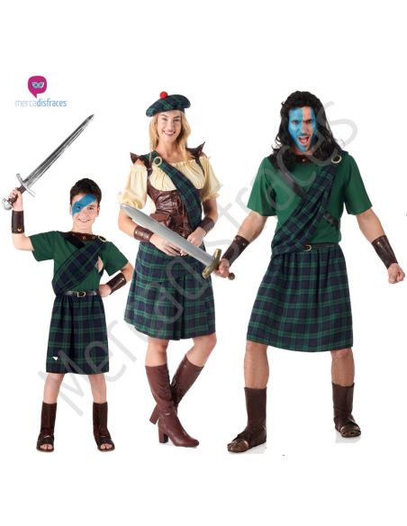 Disfraces para Grupos de Escoceses Braveheart Tienda de disfraces online - Mercadisfraces
