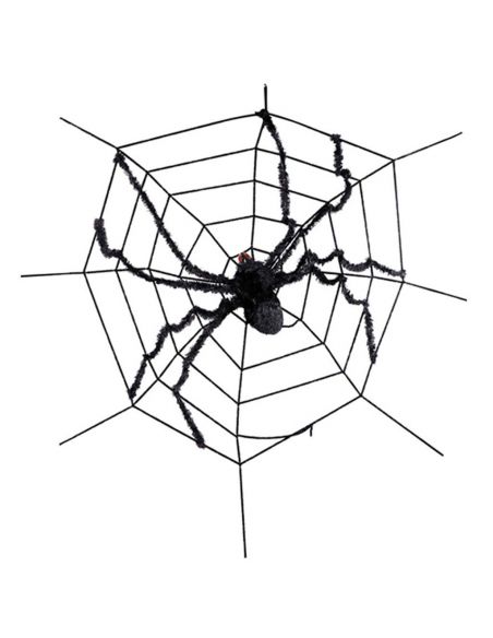 Telaraña con araña gigante Tienda de disfraces online - Mercadisfraces Telaraña con araña gigante Tienda de disfraces online - Mercadisfraces