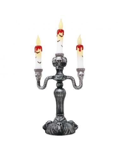 CANDELABRO CON 3 VELAS Tienda de disfraces online - Mercadisfraces
