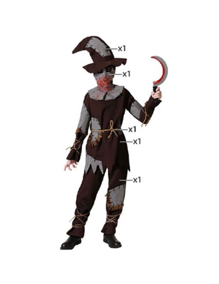 Disfraz Espantapájaros Sangriento Tienda de disfraces online - Mercadisfraces