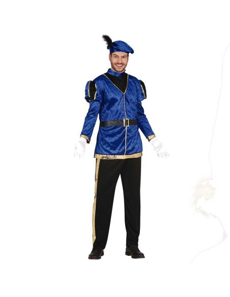 Disfraz Paje en azul para hombre Tienda de disfraces online - Mercadisfraces Disfraz Paje en azul para hombre Tienda de disfraces online - Mercadisfraces