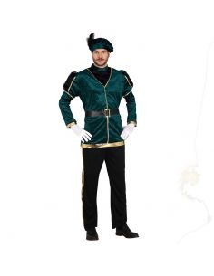 Disfraz Paje en verde para hombre Tienda de disfraces online - Mercadisfraces