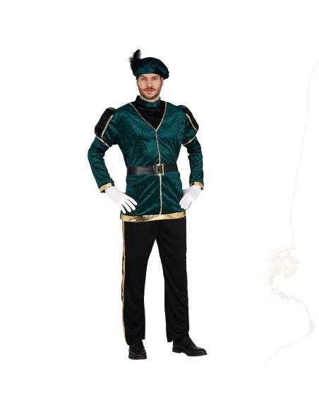Disfraz Paje en verde para hombre Tienda de disfraces online - Mercadisfraces Disfraz Paje en verde para hombre Tienda de disfraces online - Mercadisfraces