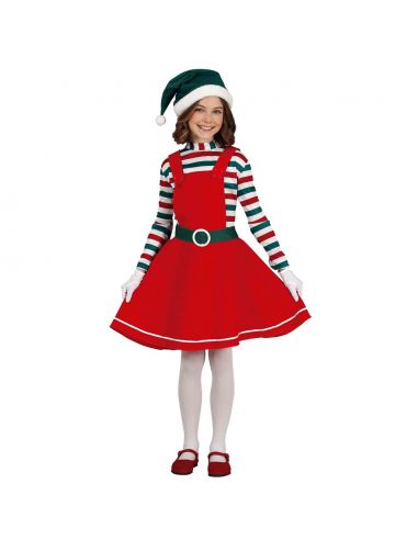 Disfraz Ayudante Santa Claus niña Tienda de disfraces online - Mercadisfraces