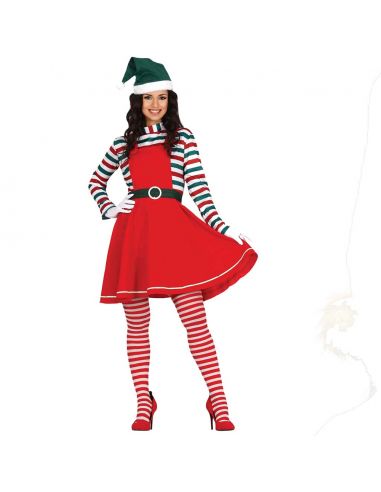 Disfraz Ayudante Santa Claus mujer Tienda de disfraces online - Mercadisfraces