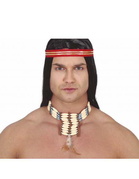 Collar Indio Guerrero Tienda de disfraces online - Mercadisfraces Collar Indio Guerrero Tienda de disfraces online - Mercadisfraces