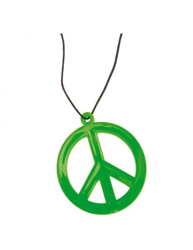 Colgante Símbolo de la Paz Tienda de disfraces online - Mercadisfraces
