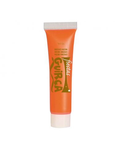 Maquillaje crema naranja neon Tienda de disfraces online - Mercadisfraces