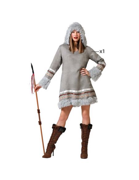 Disfraz de Esquimal Gris mujer Tienda de disfraces online - Mercadisfraces Disfraz de Esquimal Gris mujer Tienda de disfraces online - Mercadisfraces
