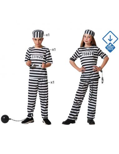 Disfraz de prisionero infantil Tienda de disfraces online - Mercadisfraces
