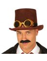 Chistera Steampunk con Gafas Tienda de disfraces online - Mercadisfraces