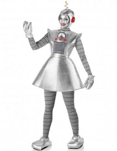 Disfraz Robot Tea Mujer Tienda de disfraces online - Mercadisfraces