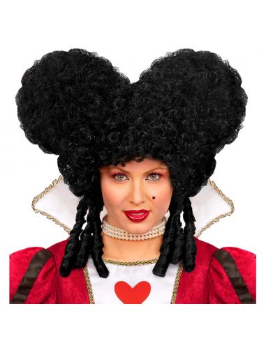 Peluca Barroca Negra Tienda de disfraces online - Mercadisfraces
