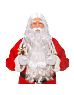 Peluca Papa Noel Extra Tienda de disfraces online - Mercadisfraces