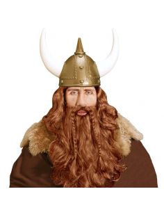Peluca y Barba con Bigote Vikingo Tienda de disfraces online - Mercadisfraces