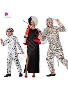 Disfraces para grupos de Cruela y Dalmatas baratos Tienda de disfraces online - Mercadisfraces