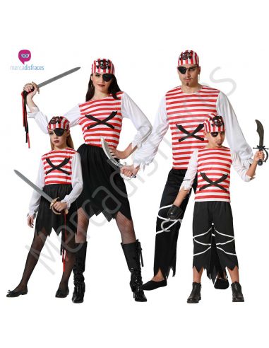 Disfraces para grupos Piratas Bucaneros Tienda de disfraces online - Mercadisfraces