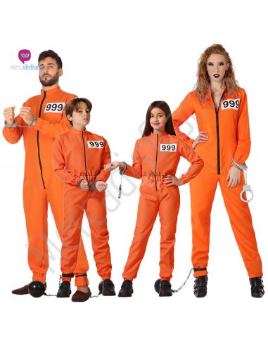 Disfraces para grupos Convictos Naranjas Tienda de disfraces online - Mercadisfraces
