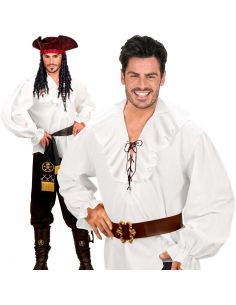 Camisa de Pirata en Blanco Tienda de disfraces online - Mercadisfraces