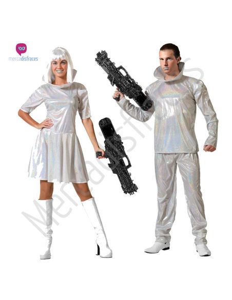 Disfraces de Pareja Galácticos blancos Tienda de disfraces online - Mercadisfraces