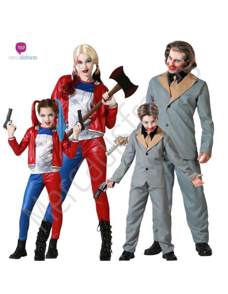 Disfraces Grupo de Joker y Arlequina Tienda de disfraces online - Mercadisfraces
