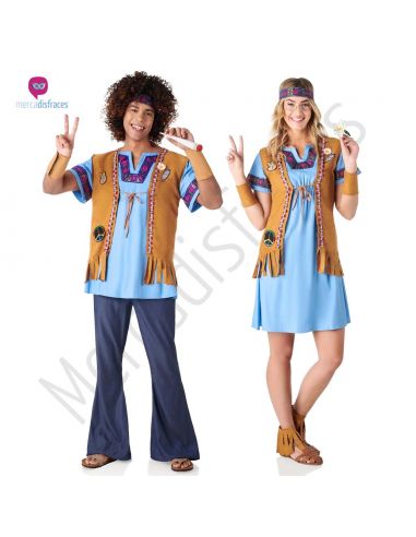 Disfraces de Pareja de Hippies Tienda de disfraces online - Mercadisfraces