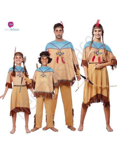Disfraces Grupo Indios Tienda de disfraces online - Mercadisfraces