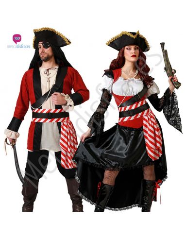 Disfraces Pareja Piratas Tienda de disfraces online - Mercadisfraces