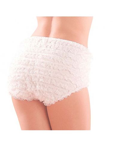 Culotte de encaje blanco Tienda de disfraces online - Mercadisfraces