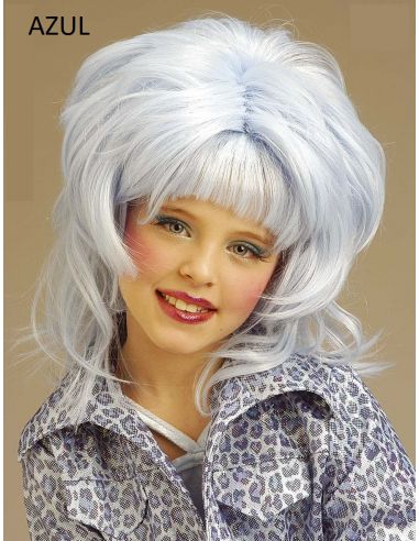 Peluca Chica Fashion infantil Tienda de disfraces online - Mercadisfraces