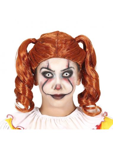 Peluca Rubia con Coletas Tienda de disfraces online - Mercadisfraces