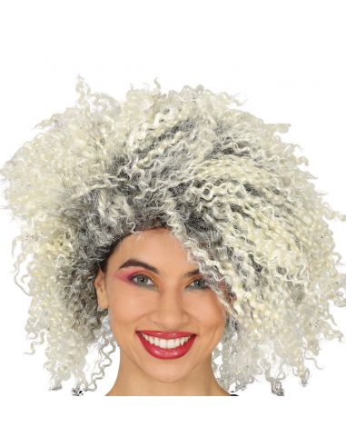 Peluca Diablesa Ondulada Canosa Tienda de disfraces online - Mercadisfraces