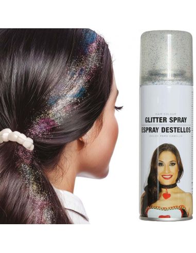 Spray Glitter Destellos Color Multicolor Tienda de disfraces online - Mercadisfraces