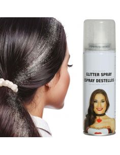 Spray Glitter Destellos Color Plata Tienda de disfraces online - Mercadisfraces