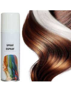 Spray pintura Pelo Color Blanco Tienda de disfraces online - Mercadisfraces