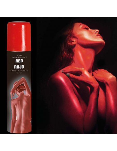 Spray Maquillaje Brillo Color Rojo Tienda de disfraces online - Mercadisfraces Spray Maquillaje Brillo Color Rojo Tienda de disfraces online - Mercadisfraces