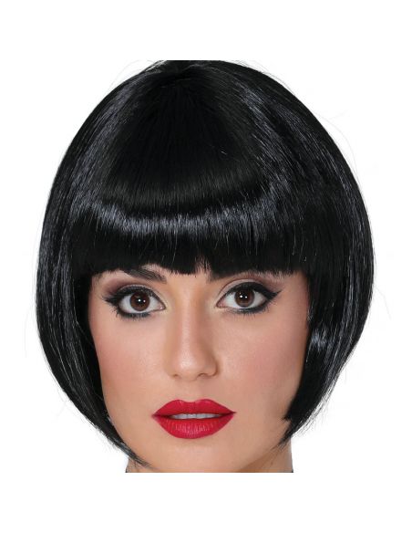 Peluca Media Melena negra Tienda de disfraces online - Mercadisfraces Peluca Media Melena negra Tienda de disfraces online - Mercadisfraces