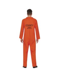 Disfraz de Convicto en Naranja para adulto Tienda de disfraces online - Mercadisfraces 2