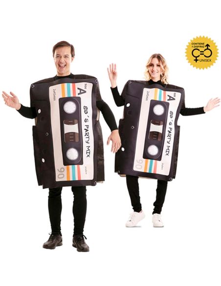 Disfraz de Cassette Tienda de disfraces online - Mercadisfraces Disfraz de Cassette Tienda de disfraces online - Mercadisfraces