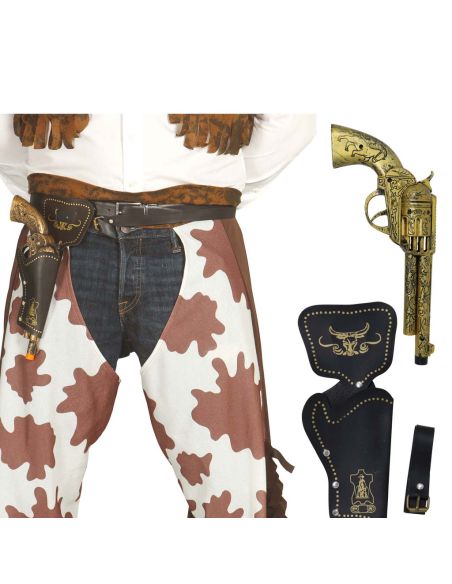 Cartuchera con pistola 29 cm Tienda de disfraces online - Mercadisfraces