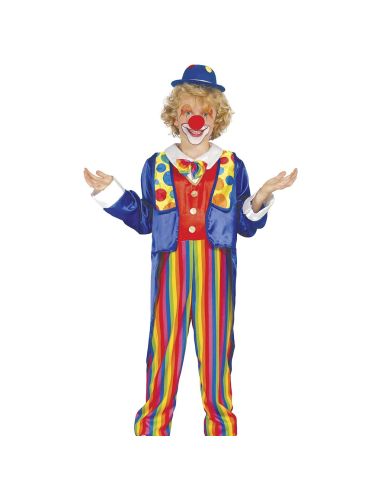 Disfraz de Payaso multicolor niño Tienda de disfraces online - Mercadisfraces
