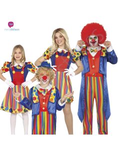 Disfraces para grupos de Payaso Multicolor Tienda de disfraces online - Mercadisfraces