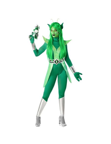 Disfraz Alien Verde mujer Tienda de disfraces online - Mercadisfraces