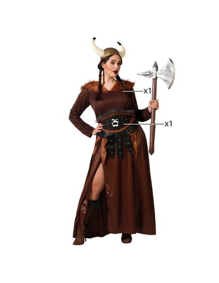 Disfraz luchador Vikingo mujer Tienda de disfraces online - Mercadisfraces