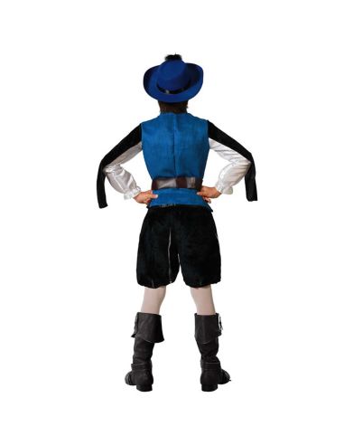 Disfraz Mosquetero Medieval Azul niño Tienda de disfraces online - Mercadisfraces