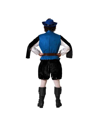 Disfraz Mosquetero Medieval Azul hombre Tienda de disfraces online - Mercadisfraces