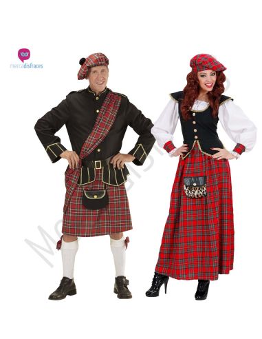 Disfraz Pareja Escoceses Tienda de disfraces online - Mercadisfraces